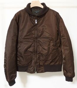 23AW Engineered Garments エンジニアードガーメンツ LL Jacket Flight Satin Nylon プリマロフト 中綿 フライト ジャケット XS 茶