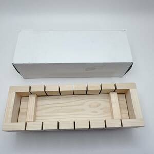 木製 押し寿司 八ッ切 白木 (I0582)