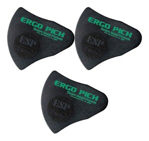 ★ESP ERGO PICK 08 [0.8mm] 人間工学に基づいて設計された新発想 ピック 3枚セット★新品/メール便