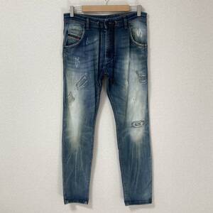 DIESEL Jogg Jeans KROOLEY CB-NE ダメージ加工 ジョグジーンズ メンズ W28 ディーゼル ディーゼル スウェットパンツ ジョガー 4020183