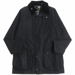 良品●Barbour バブアー SL BEAUFORT JACKET/ビューフォート 1502124 裏地チェック オイルドジャケット ブラック 36 英国製 正規品 メンズ