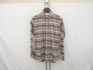 【UNITED ARROWS】ユナイテッドアローズ　メンズ　ロングスリーブシャツ　チェック　Sサイズ　SY02-BSA