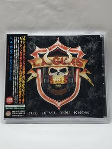 L.A. GUNS／THE DEVIL YOU KNOW／L.A.ガンズ／ザ・デヴィル・ユー・ノウ／国内盤CD／帯付／2019年発表／復活第2弾アルバム／入手困難盤