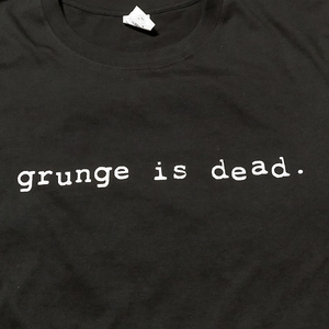 送料無料【Grunge is Dead】カートコバーン/NIRVANA/ ブラック★選べる5サイズ/S M L XL 2XL/ヘビーウェイト 5.6オンス