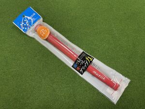 新品未使用 【50.5g】 ムジーク ドライコンパウンド ラバー ソフト 赤 バックライン無し / Muziik / 再利用品 / ネコポス発送 グリップ ①