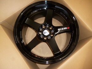 新品 即納 限定1セット NISMO ニスモ LM GT4 19x10.5J ＋15 PCD114.3 5穴 ブラック スカイライン GT-R 4本セット (4030S-RSR49-BK) LMGT4