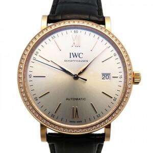 IWC ポートフィノ オートマティック ベゼルダイヤ IW356515 シルバー文字盤 新品 腕時計 メンズ