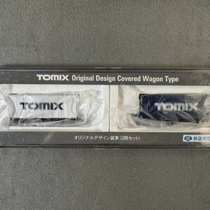 ＴOMIX オリジナルデザイン貨車セット 鉄道模型ショウ開催記念 ２軸貨車　トミックス ロゴ 青・白 レム9000形 冷蔵車