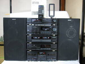 ◆◆2個口配送◆◆SONY ソニー システムコンポ バブルコンポ◆LBT-V725 リバティー◆【AM/FM・CD・A/Bカセット音出し確認】◆