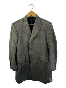 MACKINTOSH LONDON◆チェスターコート/M/カシミア/シルク/GRY/ヘリンボーン/G1B60-226-06