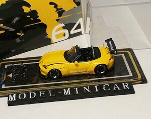 ▲入手困難！YELLOW！YMODEL 1/64 アテンザ MAZDA MX-5 MX5 Roadster PANDEM パンデム Rocket Bunny 限定品