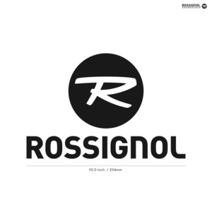 【ROSSIGNOL】ロシニョール★03★ダイカットステッカー★切抜きステッカー★10.0インチ★25.4cm