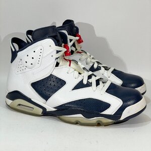 29cm AIR JORDAN 6 RETRO 384664-130 エア ジョーダン 6 レトロ オリンピック メンズ スニーカー 45601 108811