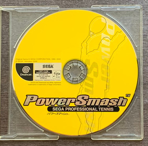 【中古】Power Smash SEGA PROFESSIONAL TENNIS（ディスクのみ）【DC】起動確認済