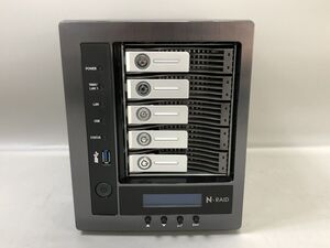 ヤノ販売 N-RAID 5800Mシリーズ NAS NR5800M-20TS/5E WD40EFRX-68N(4TB HDD) × 5基搭載 合計20TB 初期化・動作確認済み