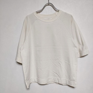 MHL. ラグランスリーブ 595-0168501 GARMENT DYE COTTON JERSEY 半袖Ｔシャツ カットソー 2020 アイボリー エムエイチエル 4-0808S 240637