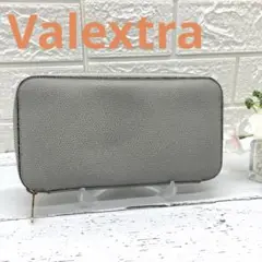 Valextra ヴァレクストラ レザー ラウンドファスナー長財布ウォレット