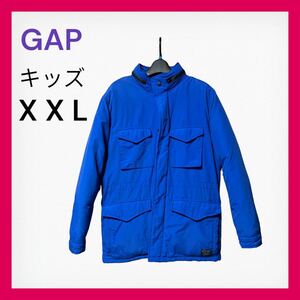 GAP キッズ　ダウンジャケット　X X L/160㎝　ブルージップアップ アウター