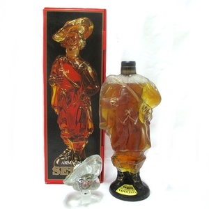 B24-2086【未開栓】SEMPE サンペ NAPOLEON ナポレオン ARMAGNAC アルマニャック 500ml 40% ブランデー フランス ※箱に臭いあり 箱/替栓付