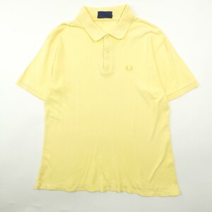 FRED PERRY フレッドペリー ポロシャツ イエロー Size 42 #29616 送料360円 アメカジ カジュアル 鹿の子