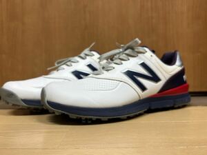 一回のみ着用 new balance ニューバランス 574 GOLF MG574TR2 26cm D ゴルフシューズ USED