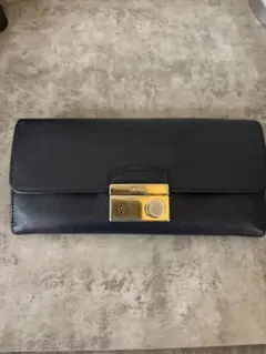 【PRADA 】正規品　プラダ長財布　ネイビー