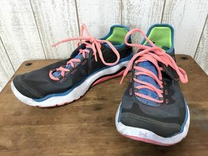 新着・【ランニングシューズ】UNDER ARMOUR アンダーアーマー グレー 25.5センチ　軽量