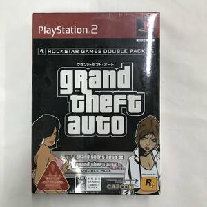 gb3014 未開封品 プレイステーション2 PS2ソフト グランド・セフト・オート ダブルパック