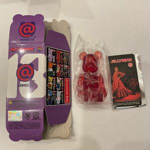 BE@RBRICK SERIES18 ベアブリック シリーズ18 100% MEDICOM TOY メディコムトイ JELLYBEAN クリアレッド ジェリービーン