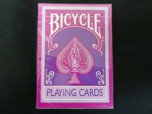 【G500】BICYCLE　OHIO 45212　パープル　PLAYING CARDS　未開封　激レア　デック　トランプ　カード　マジック　手品