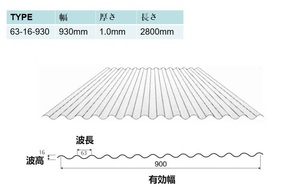 格安 お採光板 ガラス繊維強化プラスチック カーポート屋根材 透明 厚さ1.0mm 幅930mm 長さ2800mm 50枚まとめ売り 福山通運営業所止め