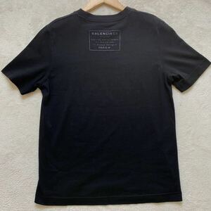 【極美品】 BALENCIAGA バレンシアガ メンズ 半袖 Tシャツ トップス カットソー スタンプロゴ ブラック 黒 Sサイズ