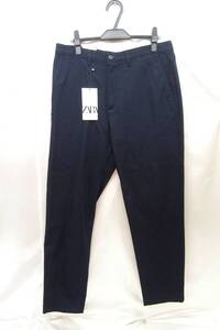 r2_4671k 新品 未使用品 定価￥4990円 ZARA ザラ ストレッチ素材 チノパンツ ネイビー サイズW40