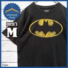 【バットマン】古着アメリカヴィンテージTシャツ半袖メンズMブラック