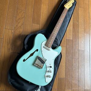 Fender made in Japan limited Kusumi color Telecaster Thinline RW kusumi green テレキャスター　 エレキギター