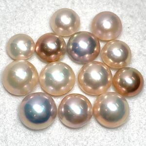 1円〜!!〔マベパールおまとめ151.5ct〕d 約30.3g mabe pearl パール 半円真珠 ジュエリー jewelry ルース 裸石 宝石 w4ツ6