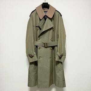 BURBERRY トレンチ21 一枚袖 フルセット バーバリー トレンチコート タマムシ 玉虫 1枚袖 80年代 ヴィンテージ ミントコンディション