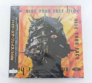 030C911D◆【完全受注限定生産盤】 hide HIDE YOUR FACE ヒデ ハイドユアフェイス 2枚組 アナログ レコード 帯付き