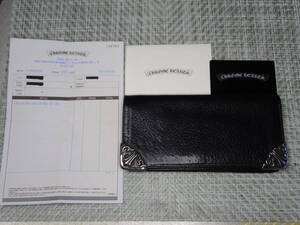 ☆Chrome hearts ☆クロムハーツ☆シングルフォールド 長財布 札入れ☆美品☆インボイス