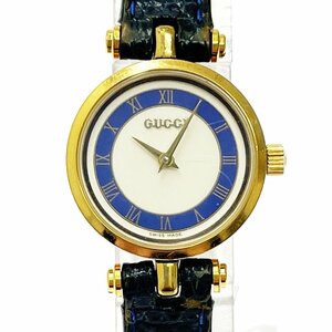 【1円スタート】GUCCI グッチ シェリーライン GP シルバー文字盤 クオーツ レディース腕時計 ジャンク 331185