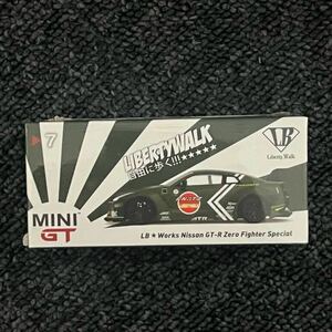 MINI GT 1/64 ミニGT MINIGT LB★WORKS NISSAN GT-R R35 Type 1 Rear Wing Ver.1 Zero Fighter Special 7 日産 ニッサン 零戦 零式 レア