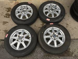 ◆AS411-2◆CLIMATE　ALIV◆ムーブ等軽自動車◆13×4.00B+43◆4H　PCD100◆溝有り◆145/80R13◆2022年×2本/19×1/18×1本◆4本◆中古品◆