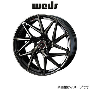 ウェッズ レオニス IT アルミホイール 1本 インプレッサWRX STI GDB 17インチ パールブラックミラーカット 0040593 WEDS LEONIS