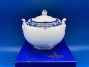 【未使用　箱あり】Wedgwood ウェッジウッド　★Kingsbridge　★シュガーボックス　★サイズ 80(120)mm×70(100)mm