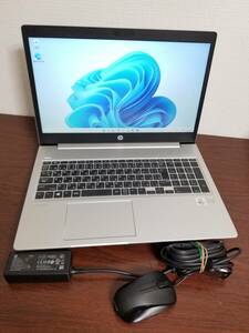 745 ほぼ美品 動作品 HP ProBook 450 G7 Core i5 第10世代 (10210U)◆16GB◆M.2 SSD750GB◆15.6インチ HD Win11 PC laptop Office 2021