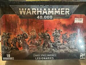 WARHAMMER 40000 CHAOS　SPACE MARINES　LEGIONARIES　新品未開封　1ヶ