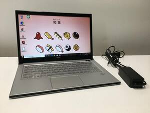 A19763)高速 NEC VersaPro UltraBook VG-F 搭載Intel Core i7-3517U 1.90GHz/4GB/SSD 128GB/無線/bluetooth/カメラ/Office/Win10 Pro 64Bit