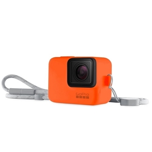 【在庫処分超特価】【新品】GoPro（ゴープロ） スリーブ + ランヤード☆ACSST-007☆ハイパーオレンジ　HYPER ORANGE