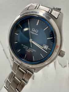 【CITIZEN】Q&Q superior クォーツ 腕時計　中古品　稼動品　わけあり