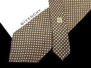 ♪今週の特売980円～♪2230♪良品【GIVENCHY】ジバンシィ【花 小花 ロゴ 柄】ネクタイ♪